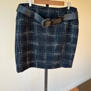 Antonio Melani Belted Mini Skirt. Preowned